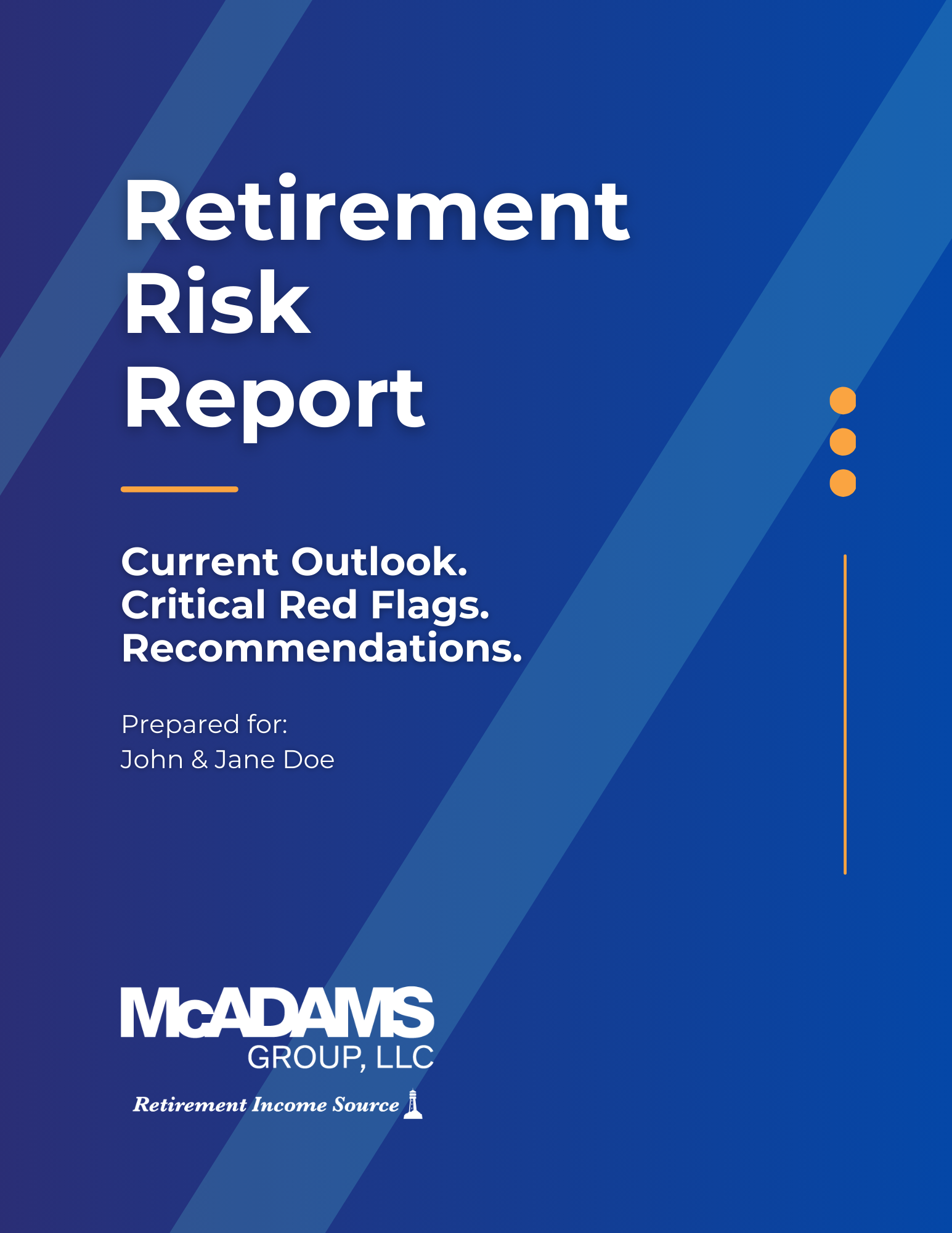 Retirement Risk Report Cover